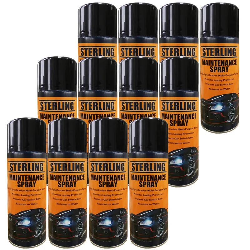 Olio spray per la manutenzione / Alternativa WD40 / Confezione da 12