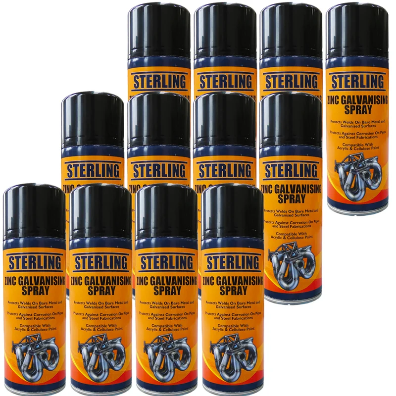 Zinco Zincante Spray 400ml - Confezione da 12 Lattine