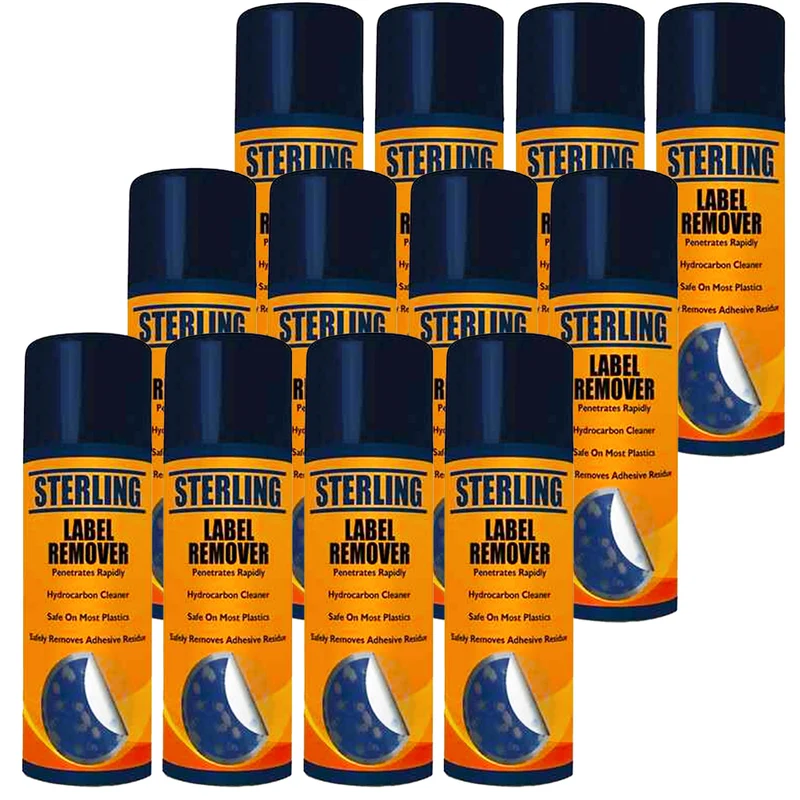 Spray Rimuovi Etichette 400ml - Scatola da 12 Lattine