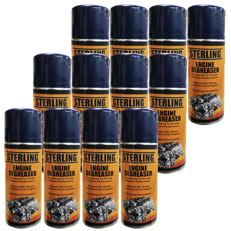 Spray Sgrassante Motore 400ml - Scatola da 12 Lattine