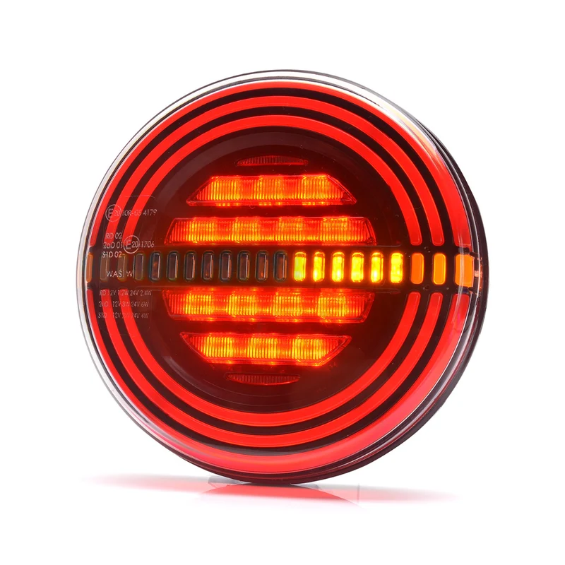 Luce per rimorchio rotonda W191DD con indicatore dinamico