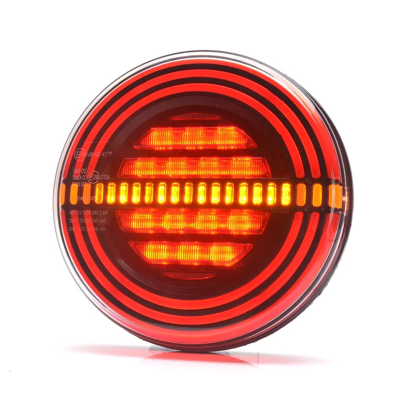 Luce al neon rotonda per rimorchio W191 con indicatore statico