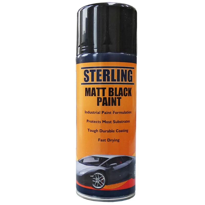 Vernice aerosol / Nero opaco / 400 ml