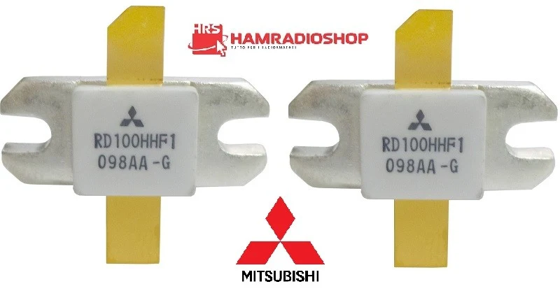 RD100HHF1 Match pair (una coppia) Silicon MOSFET Power Transistor RICAMBIO ORIGINALE YAESU