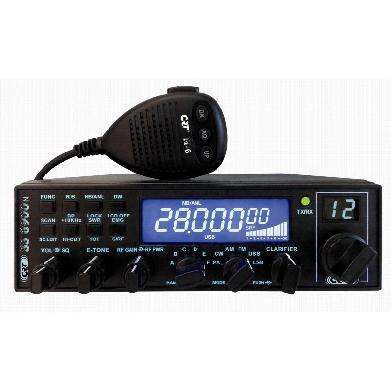 CRT 6900V - Ricetrasmettitore HF/CB AM/FM/SSB - NUOVA VERSIONE CON VOX