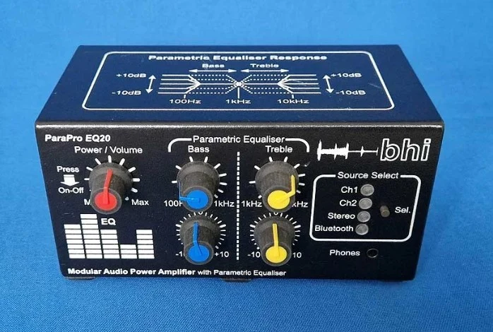 bhi ParaPro EQ20B-DSP Unità di cancellazione del rumore, 20W, equalizzazione parametrica e Bluetooth