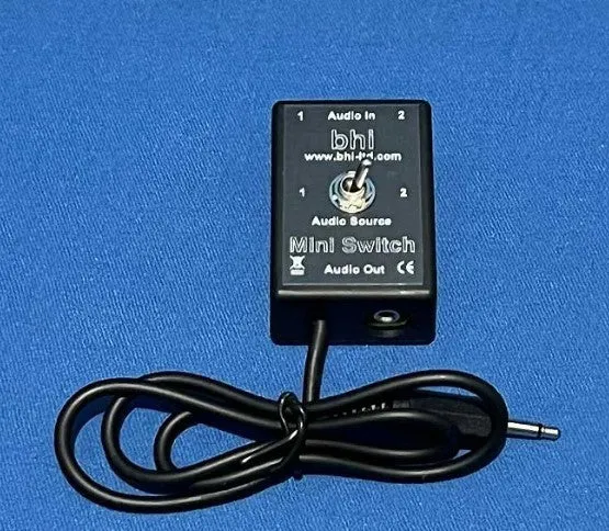 bhi mini switch box bidirezionale audio per due radio ricetrasmettitori e una unità DSP