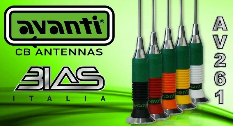 AVANTI AV261 - Antenna CB 1,5kw 196 cm. + cavo AVSPECIAL by MESSI & PAOLONI