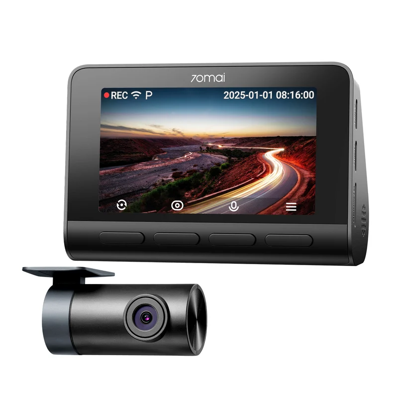 70mai Dash Cam 4K A810S con Sony STARVIS 2 IMX678, ottimizzazione delle targhe, registrazione di emergenza in buffer, supercondensatore e 4G LTE