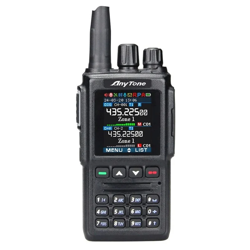 Anytone AT-D168UV Radio Portatile digitale dmr analogica dual band