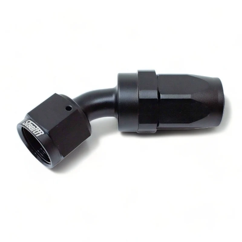 STEALTH NX-SERIES - Cruscotto a 45 gradi/raccordo AN ruotabile per nitrile/NBR (tutte le dimensioni/alluminio)