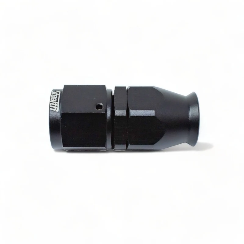 STEALTH TX-SERIES - Dash dritto/raccordo AN girevole per PTFE (tutte le dimensioni / alluminio)