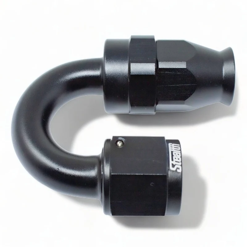STEALTH TX-SERIES - Cruscotto a 180 gradi/raccordo AN ruotabile per PTFE (tutte le dimensioni/alluminio)