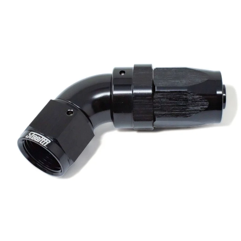 STEALTH NX-SERIES FF - Cruscotto da 60 gradi/Raccordo a flusso totale AN girevole per nitrile/NBR (tutte le dimensioni/alluminio)