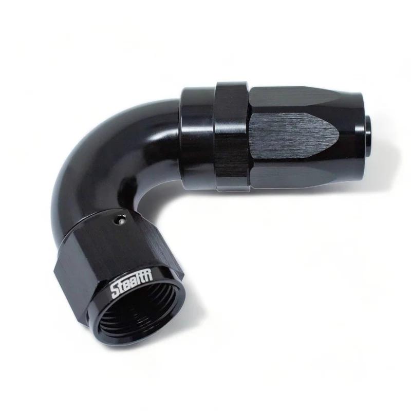 STEALTH NX-SERIES FF - Cruscotto da 120 gradi/Raccordo a flusso totale AN girevole per nitrile/NBR (tutte le dimensioni/alluminio)