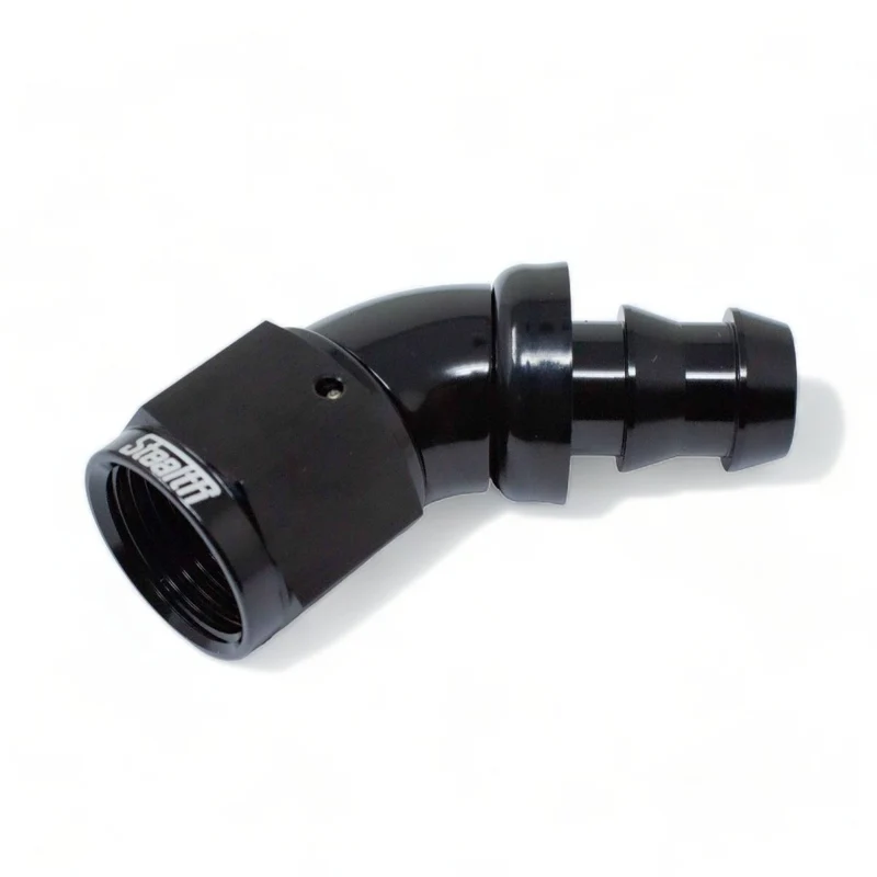 STEALTH PX-SERIES FF - Cruscotto a pressione di 45 gradi/raccordo AN ruotabile per nitrile/NBR (tutte le dimensioni/alluminio)
