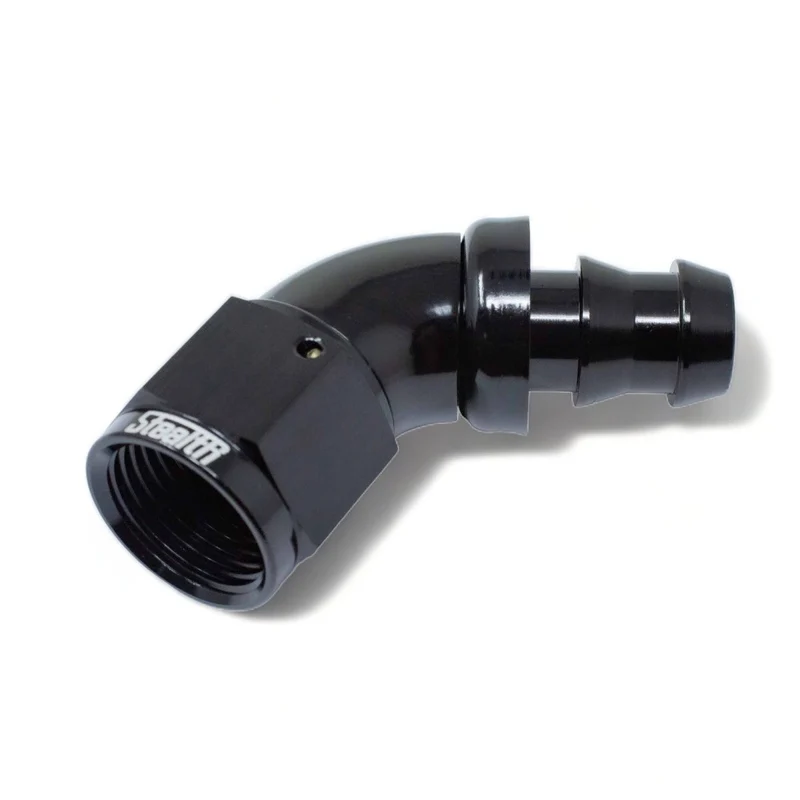 STEALTH PX-SERIES FF - Cruscotto a pressione di 60 gradi/raccordo AN ruotabile per nitrile/NBR (tutte le dimensioni/alluminio)