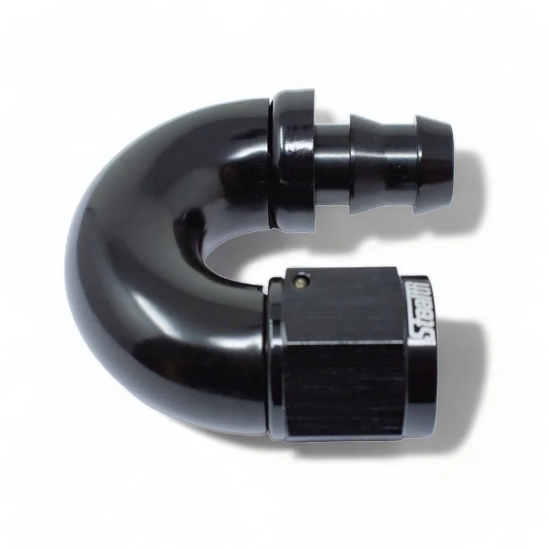 STEALTH PX-SERIES FF - Cruscotto a pressione di 180 gradi/raccordo AN ruotabile per nitrile/NBR (tutte le dimensioni/alluminio)