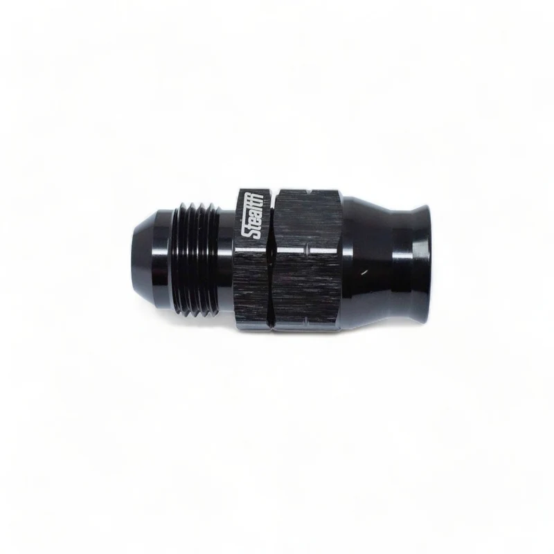 STEALTH HLX-SERIES - Raccordo dritto Dash/AN maschio girevole per tubo in alluminio (tutte le dimensioni / alluminio)