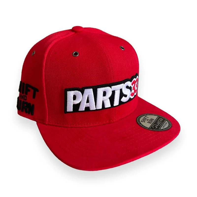 PARTS33 Shift and Burn Snapback Rosso