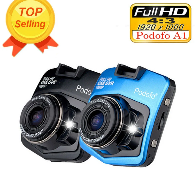 Podofo A1 Mini Car DVR Camera Dashcam Full HD 1080P