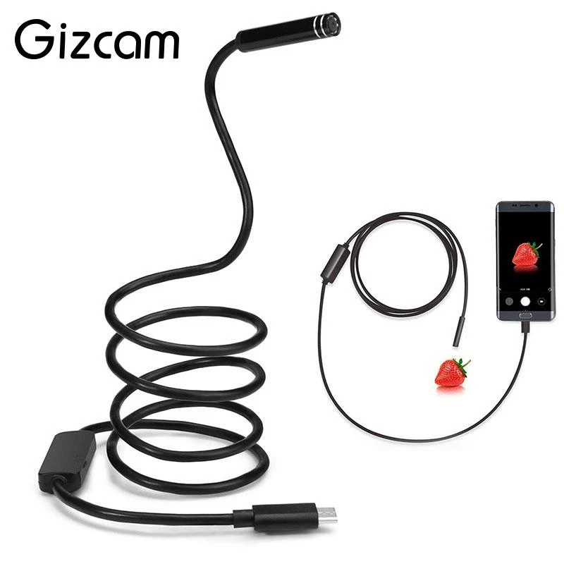 Gizcam Mini 8mm 2MP 8LED 1M Android USB