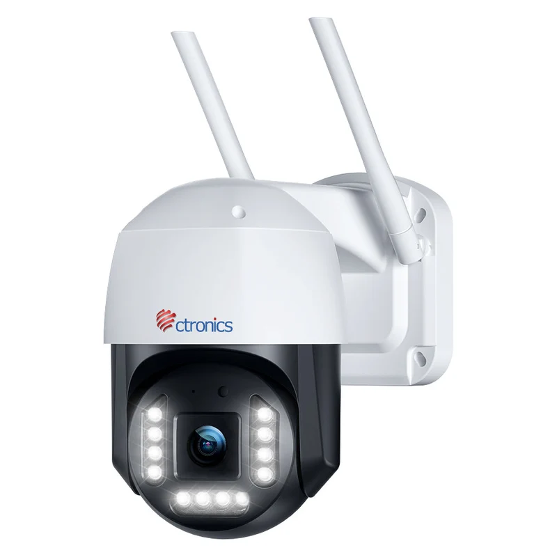 4K 8MP Telecamera Wi-Fi Esterno Videocamera Sorveglianza 2,4/5GHz con Rilevamento Umano/Veicoli