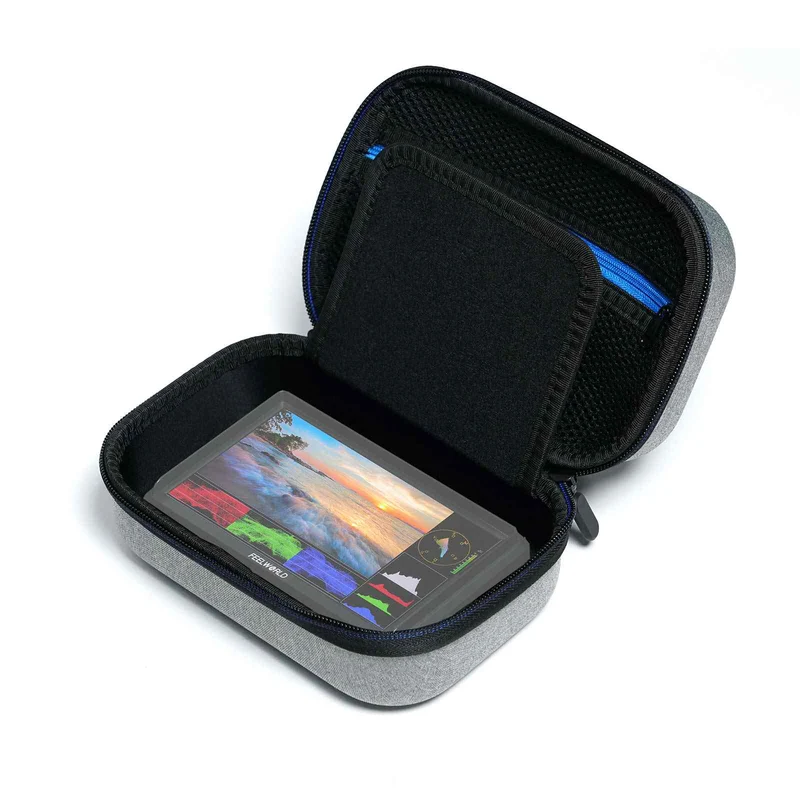 Custodia da trasporto FEELWORLD compatibile con monitor DSLR da 5-6 pollici