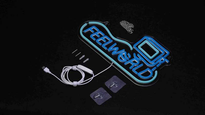 FEELWORLD Luci al neon luminose Neon appariscenti per il tuo spazio