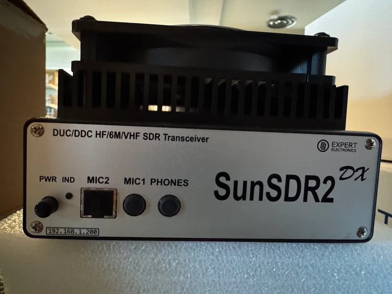 Expert Electronics SunSDR2 DX Ricetrasmettitore SDR 100W HF/6m 20W VHF — Usato Pari al Nuovo