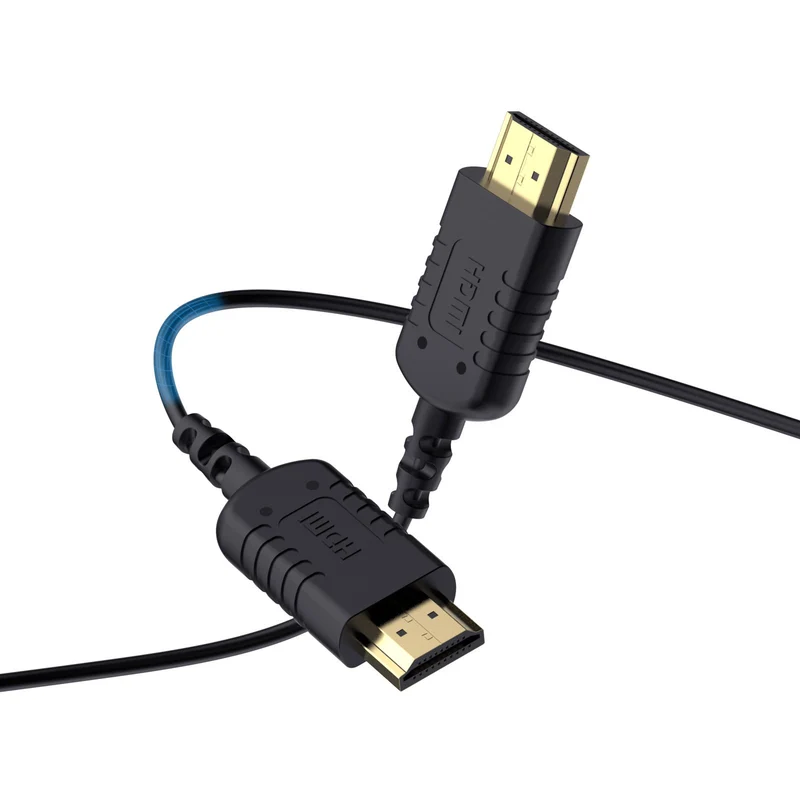 FEELWORLD Cavo ultra sottile da HDMI a HDMI 4K da 1.5 piedi, cavo HDMI 2.5 sottile da 2.0 mm, supporta 4K a 60 Hz ad alta velocità 2160p 1080p 18 Gbps 3D HDR per fotocamera, videocamera, monitor, gimbal