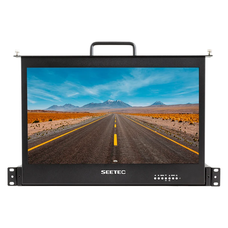 SEETEC SC173-HD-56 Monitor da 17.3 pollici 1RU estraibile per montaggio su rack HDMI In Out Full HD 1920x1080