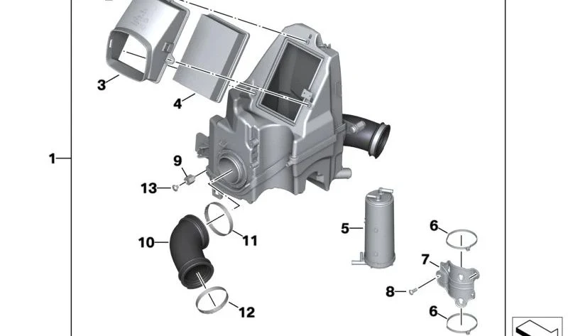 Tope de goma-metal OEM 13717672542 para motos BMW R1200GS, R1200GS Adventure, R1200RT, R1200R, R1200ST, R1200S, HP2 Sport, R nineT, R nineT Pure, Scrambler, Racer y Urban G/S. Original BMW Motorrad