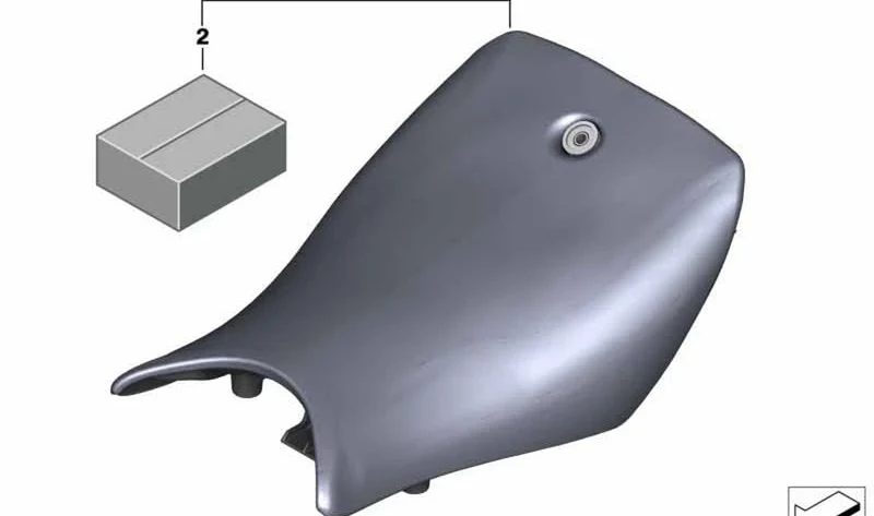 Kit de fijación HP Race para asiento del conductor OEM 77348550363 para motos BMW HP4, S 1000 RR, S 1000 R. Original BMW Motorrad.