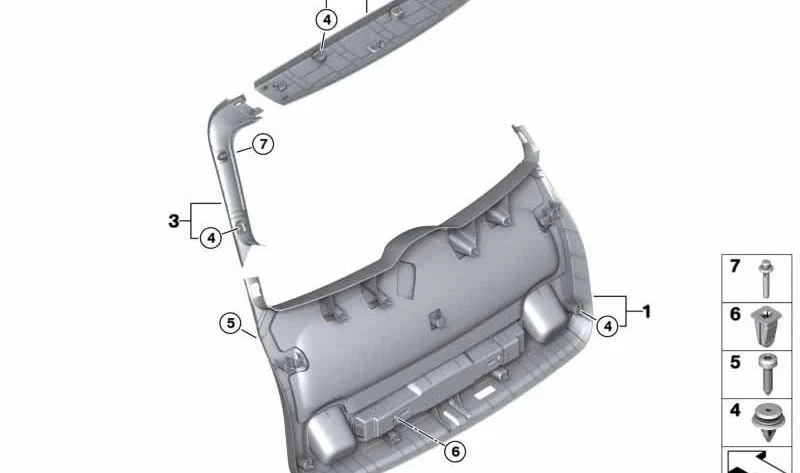 Tuerca de expansión OEM 51138253546 para BMW Serie 1 E81, E87, Serie 3 E46, X1 E84 y MINI F55, F56, Countryman R60, F60, Paceman R61… y más. Original BMW y MINI.