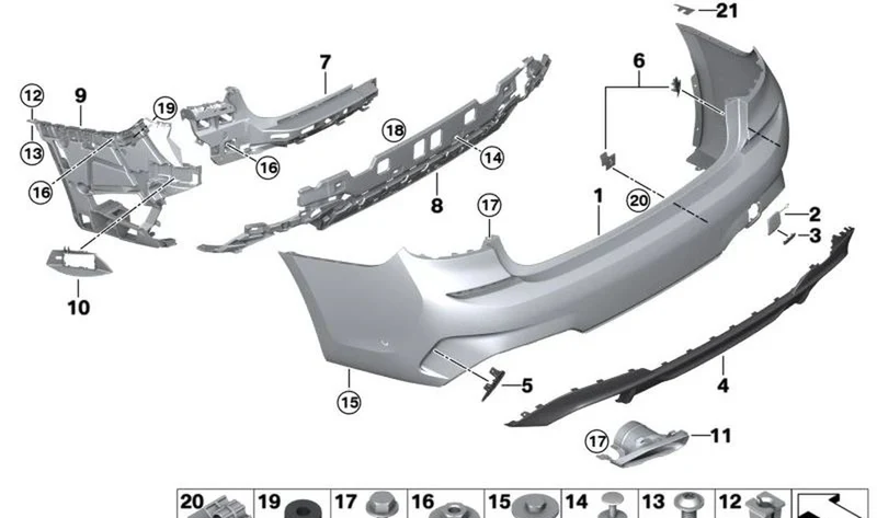 Tornillo hexagonal OEM 07143448464 para BMW X5 E70, X6 E71 y MINI Countryman R60, Paceman R61… y más. Original BMW y MINI.