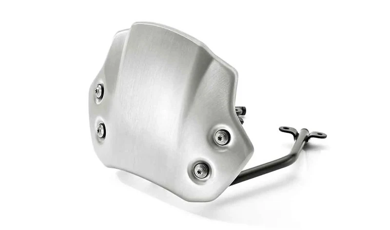 Parabrisas delantero aluminio mate OEM 46637921761 para motos BMW R nineT, R nineT Pure, R nineT Pure A2, R nineT Scrambler Original BMW Motorrad