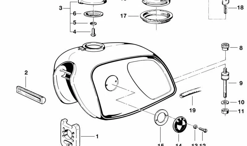 Tuerca anular de dirección asistida OEM 61211233457 para BMW E12, E21, E24, E30, E90… y más. Original BMW