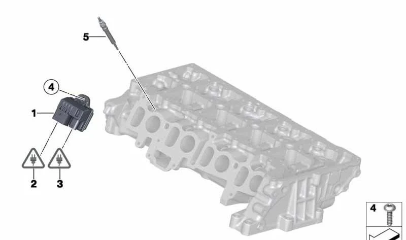 Unidad de mando de precalentamiento OEM 12217822099 para MINI R56 LCI, R55 LCI Clubman, R57 LCI Cabrio, R58 Coupé, R59 Roadster, R60 Countryman, R61 Paceman. Original BMW y MINI.