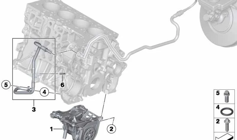 Conducto de depresión OEM 11668509027 para MINI R56 LCI, R55 LCI Clubman, R57 LCI Cabrio, R58 Coupé, R59 Roadster, R60 Countryman, R61 Paceman. Original MINI