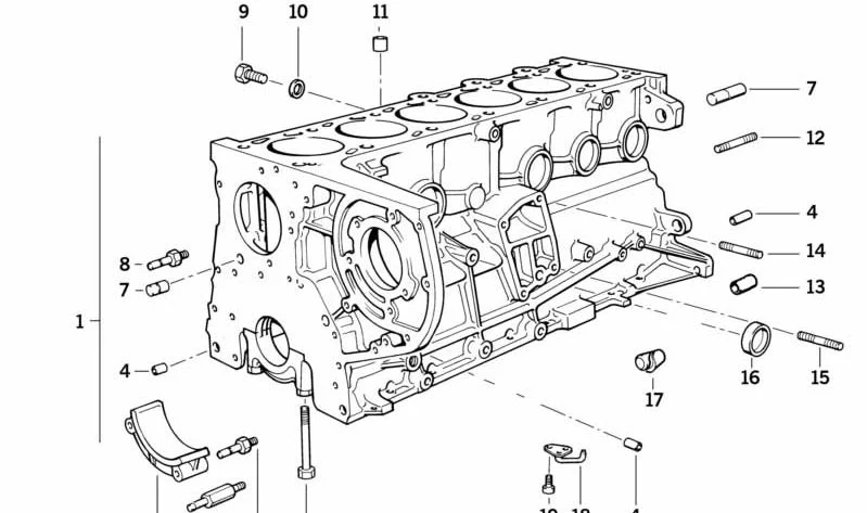 Espárrago M8x30-ZNS3 OEM 07129906148 para motos BMW R24, R25, R26, R27, R1200 GS, R1200 RT, R nineT... y más. Original BMW Motorrad.