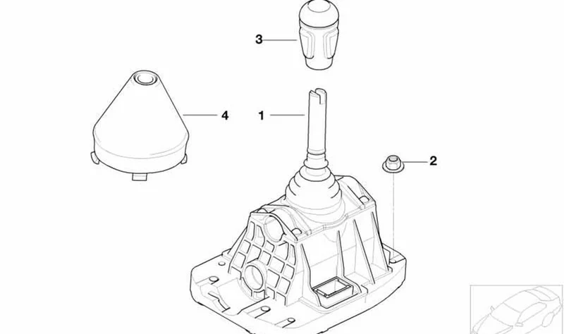 Cambio Steptronic SMG OEM 25122283852 para BMW Serie 3 E46 M3 y M3 CSL... y más. Original BMW.