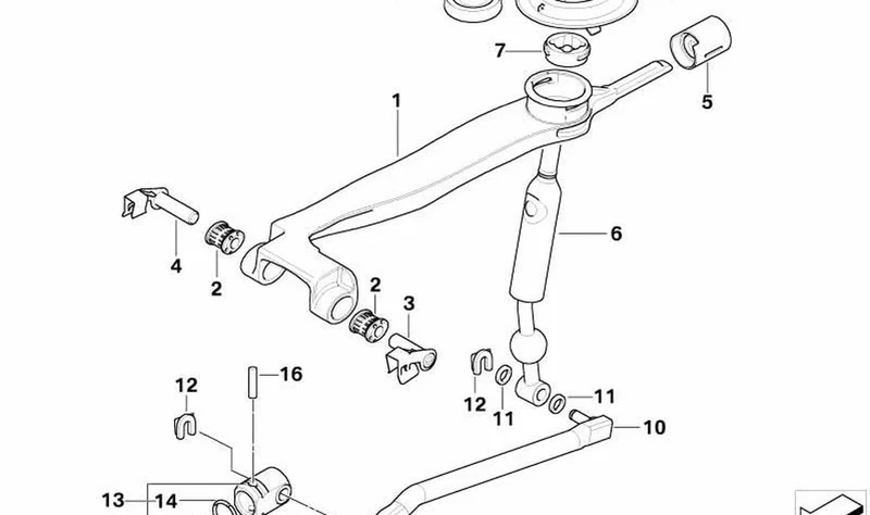 Palanca de mando OEM 25117561677 para BMW Serie 5 E60 LCI 520i, 523i y Serie 5 E61 LCI… y más. Original BMW.