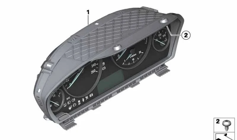 Cuadro de instrumentos KM/H OEM 62108718261 para BMW Serie 3 F30, F31, F34 GT y Serie 4 F32, F32 LCI… y más. Original BMW.