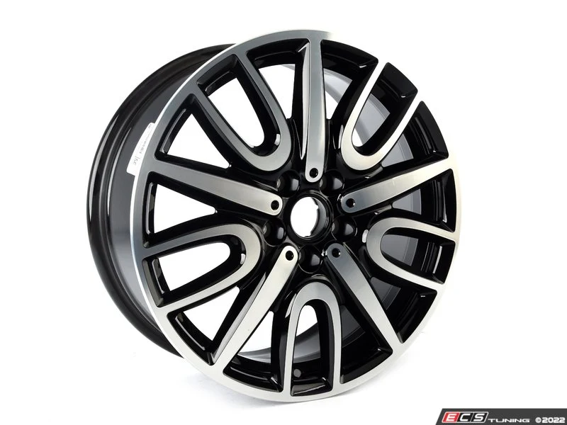 Llanta de aleación ligera 7,5Jx18 ET51 Jet Black Uni OEM 36106875603 para MINI Countryman F60, F60 LCI… y más. Original MINI.