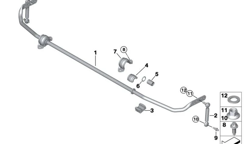 Arandela M10 200HV A2 OEM 41008427218 para BMW M4 GT3 Motorsport (MOSP, 2022-2027). Original BMW.