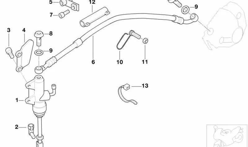 Tornillo ISA M6x25 OEM 07129904700 para BMW E39 M5, Z8 E52 y motos BMW R1200GS, R1250GS, S1000RR, F800GT, K1200S... y más. Original BMW Motorrad