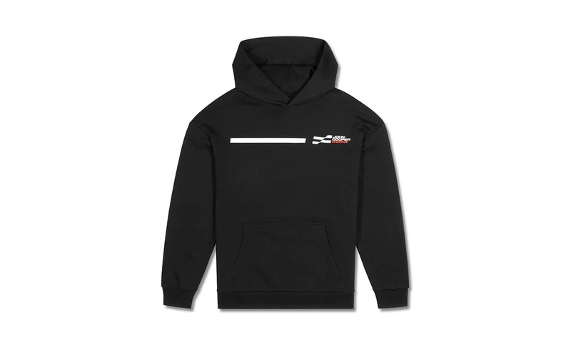 Sudadera con capucha JCW Logo hombre negra talla L OEM 80145B54ED8 válido para MINI. Original MINI.