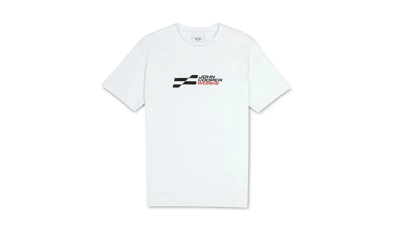 Camiseta MINI JCW Logo para hombre blanca talla XXL OEM 80145B54EC8 válido para MINI Original MINI