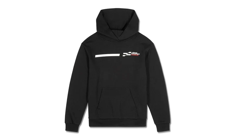 Sudadera con capucha JCW Logo para mujer, talla XS, negra, OEM 80145B54EB9, válido para MINI. Original MINI.